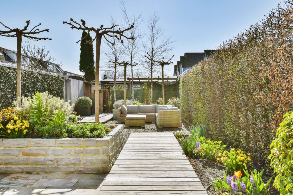 beautifully designed garden